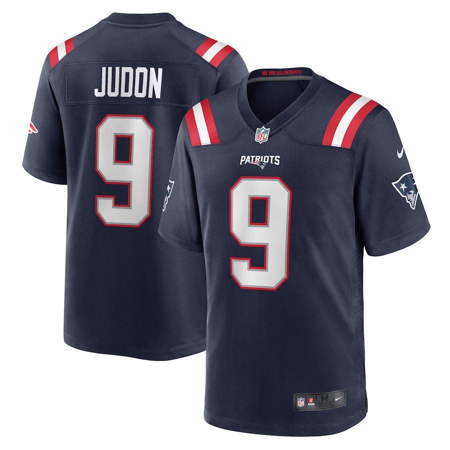 Men New England Patriots 9 Matthew Judon Nike Navy Game Player NFL Jersey